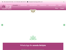 Tablet Screenshot of dermastarguzellik.com